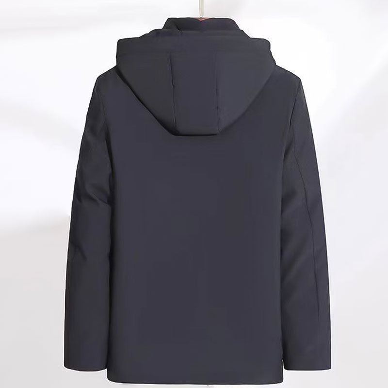 đăWarm Giftă Menâs Thermal Thick Hooded Parka Coat
