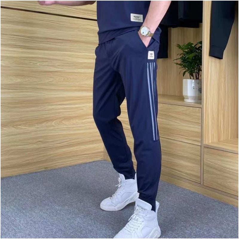 πποΈ50% OFF-Men's High Stretch Short Sleeve Top & Jogging Pants 2-Piece Set