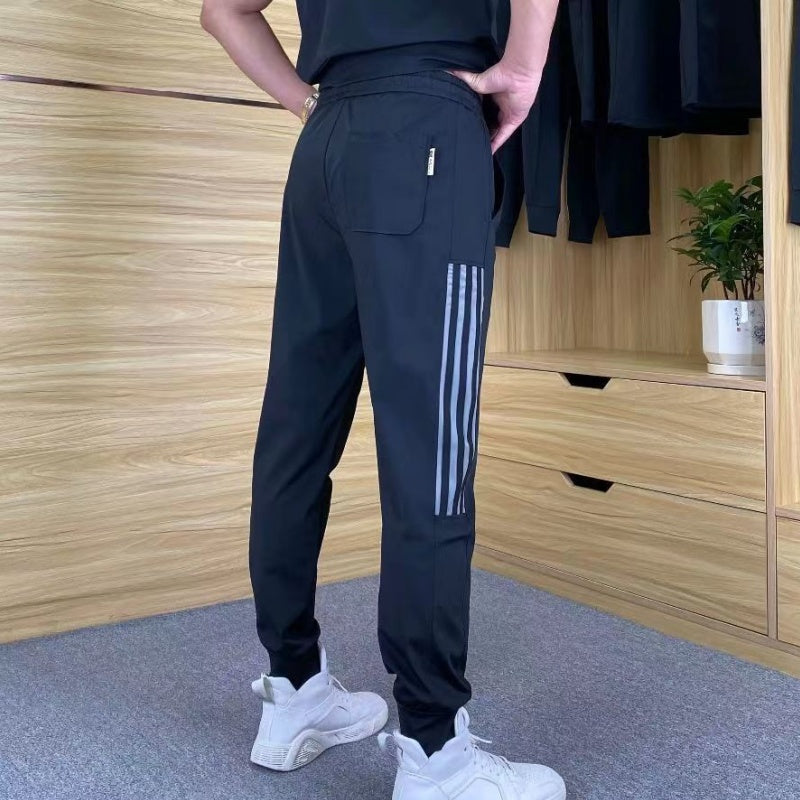 πποΈ50% OFF-Men's High Stretch Short Sleeve Top & Jogging Pants 2-Piece Set