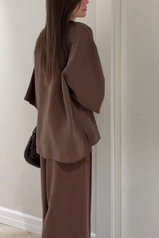 Effortless Cotton-Linen Suit